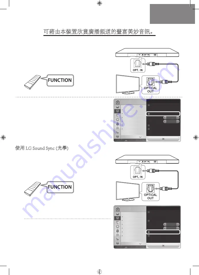 LG LAP440W Connection Manual Download Page 69