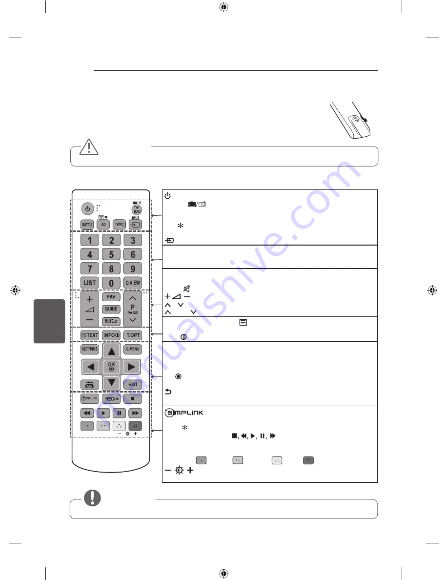 LG LB45 series Owner'S Manual Download Page 140