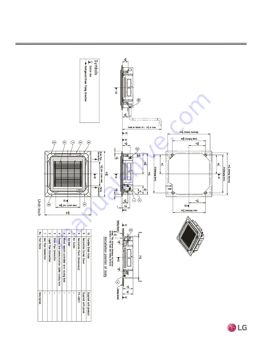 LG LC098HV4 Engineering Manual Download Page 18