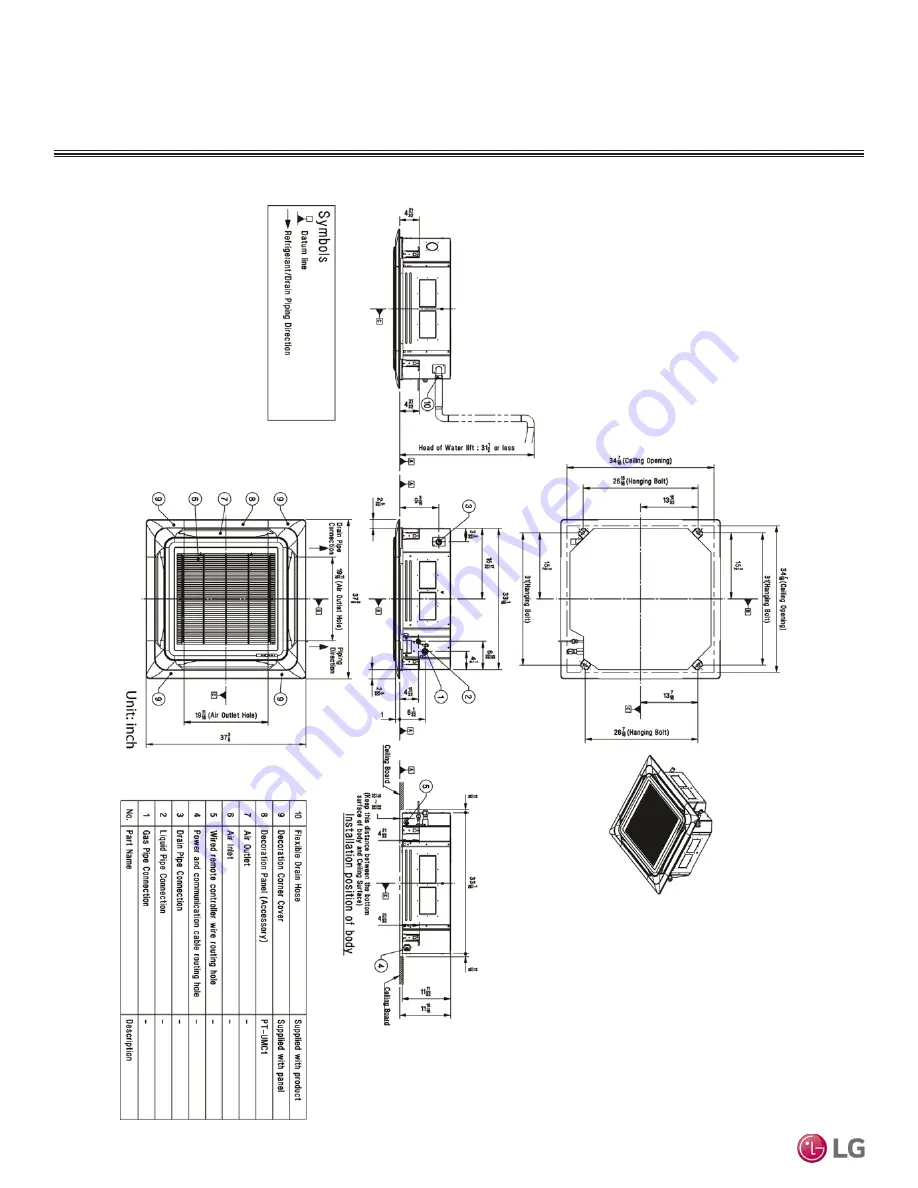 LG LC098HV4 Engineering Manual Download Page 20