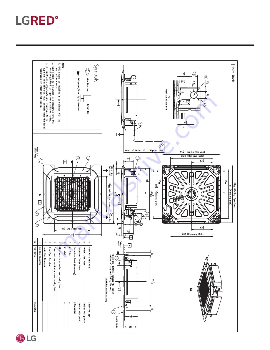 LG LC188HHV4 Engineering Manual Download Page 19