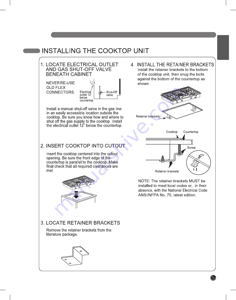 LG LCG3011 Series Installation Manual Download Page 7