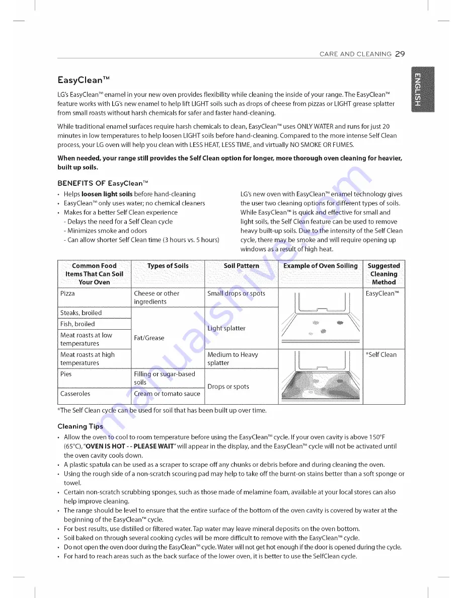 LG LDE3035SB Owner'S Manual Download Page 29