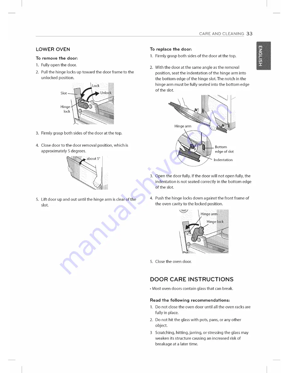 LG LDE3035SB Owner'S Manual Download Page 33