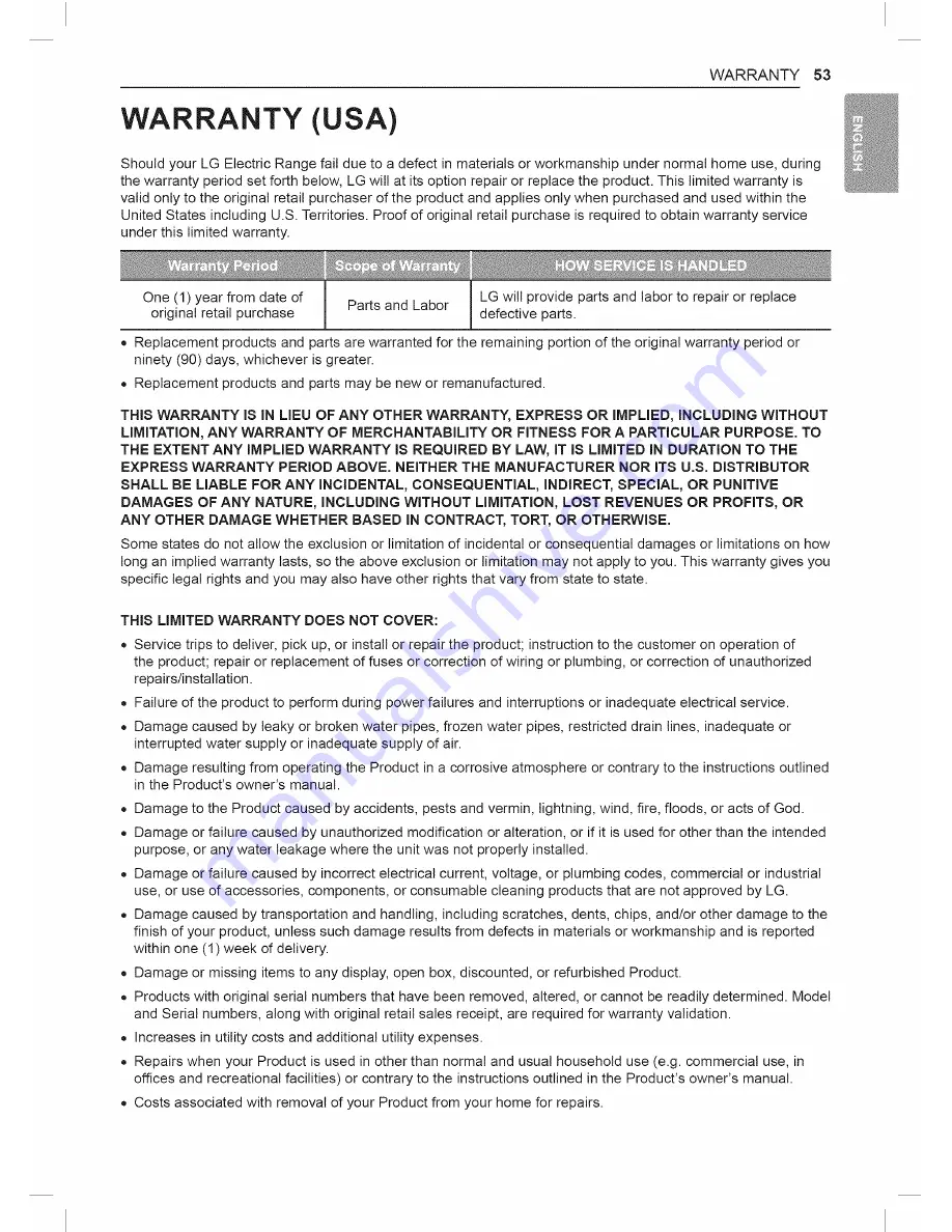 LG LDE4411SB Owner'S Manual Download Page 53