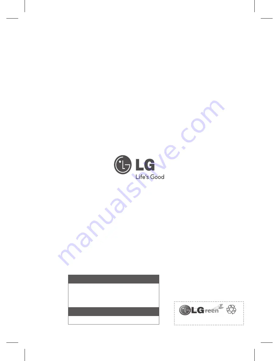 LG LDG3011ST Owner'S Manual Download Page 43