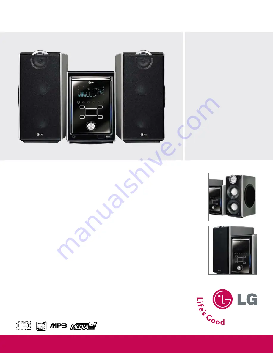 LG LF-U850 -  Micro System Скачать руководство пользователя страница 1