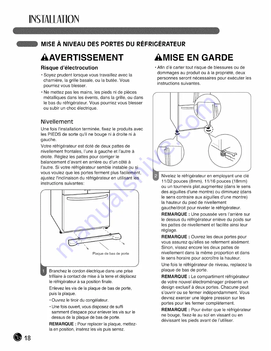 LG LFC28768SB Owner'S Manual Download Page 54