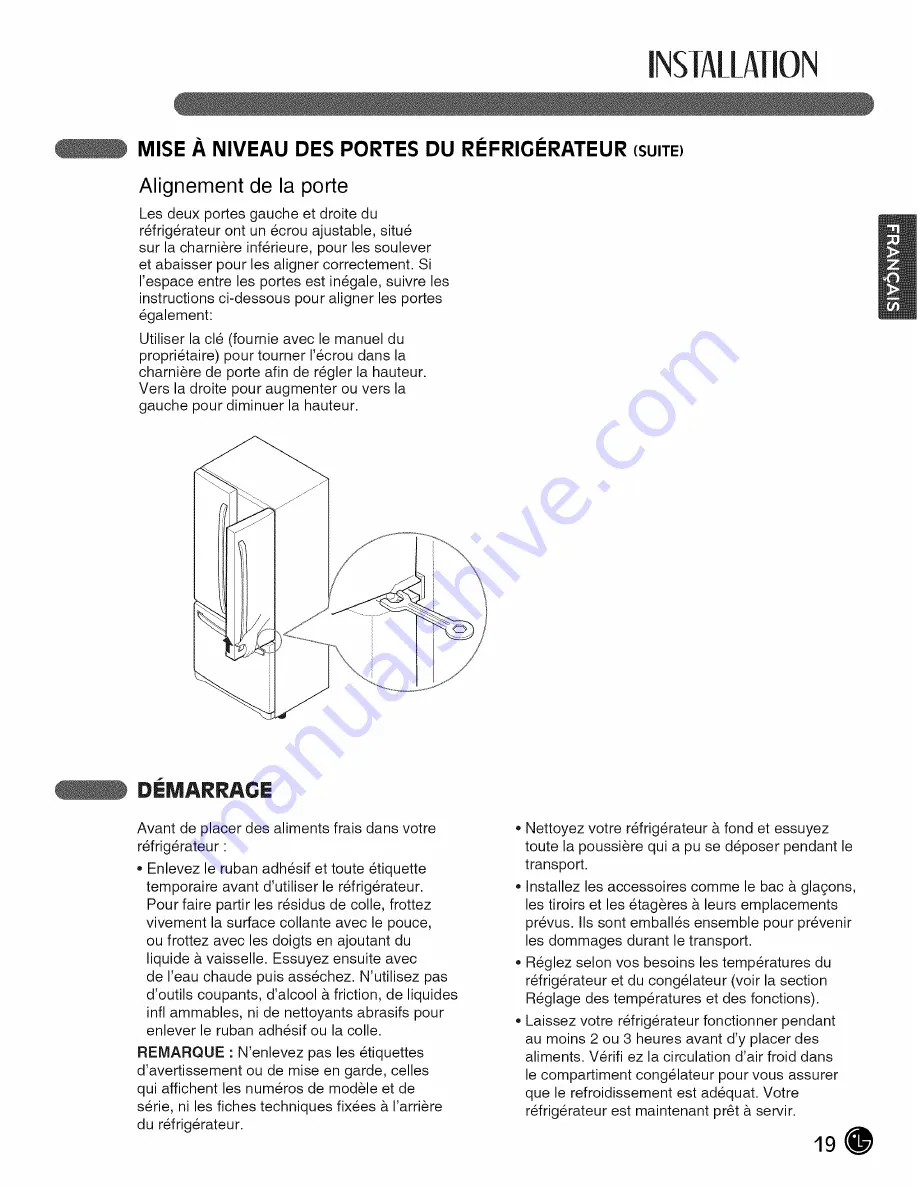 LG LFC28768SB Owner'S Manual Download Page 55