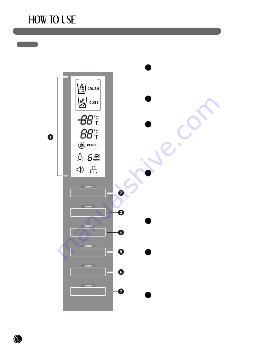 LG LFX21971 Series User'S Manual & Installation Instructions Download Page 20