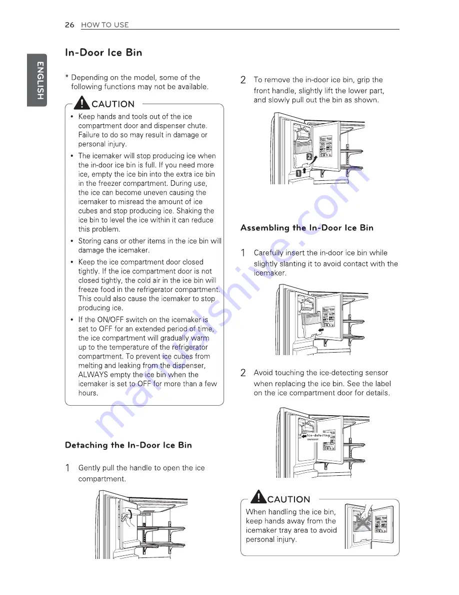 LG LFXS27466 series Owner'S Manual Download Page 26