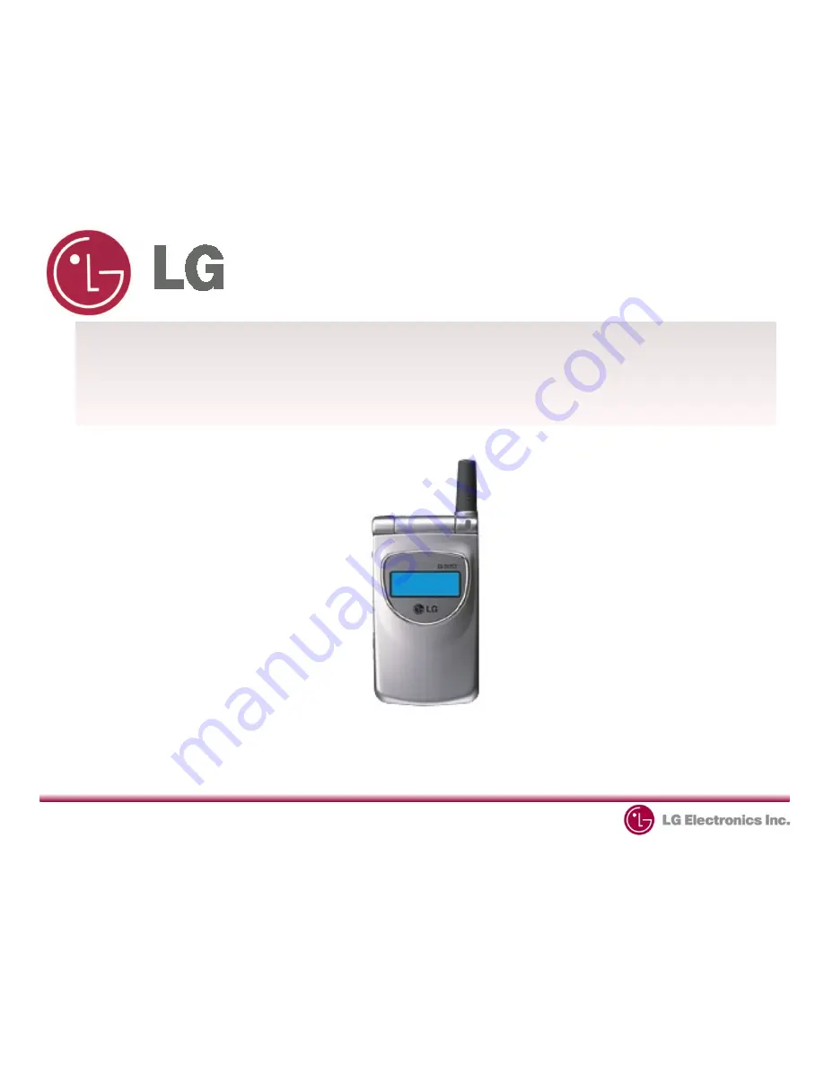 LG LG-600 Series Скачать руководство пользователя страница 1