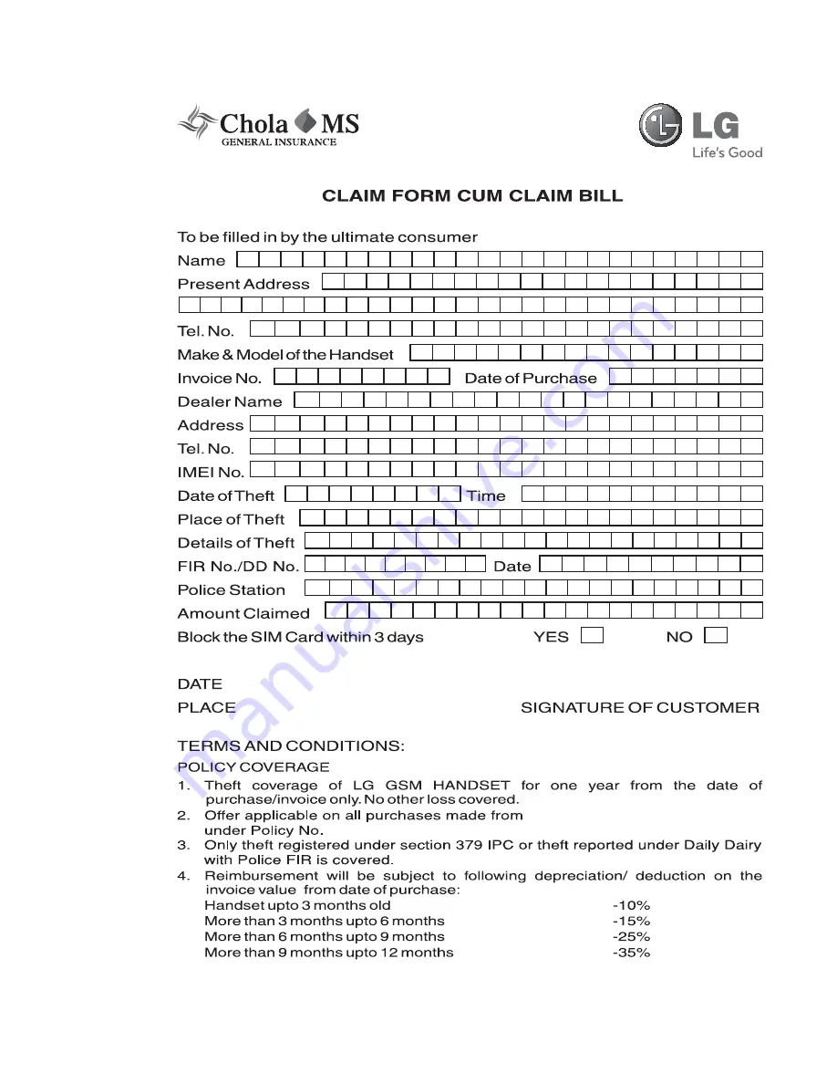 LG LG-A190 User Manual Download Page 70