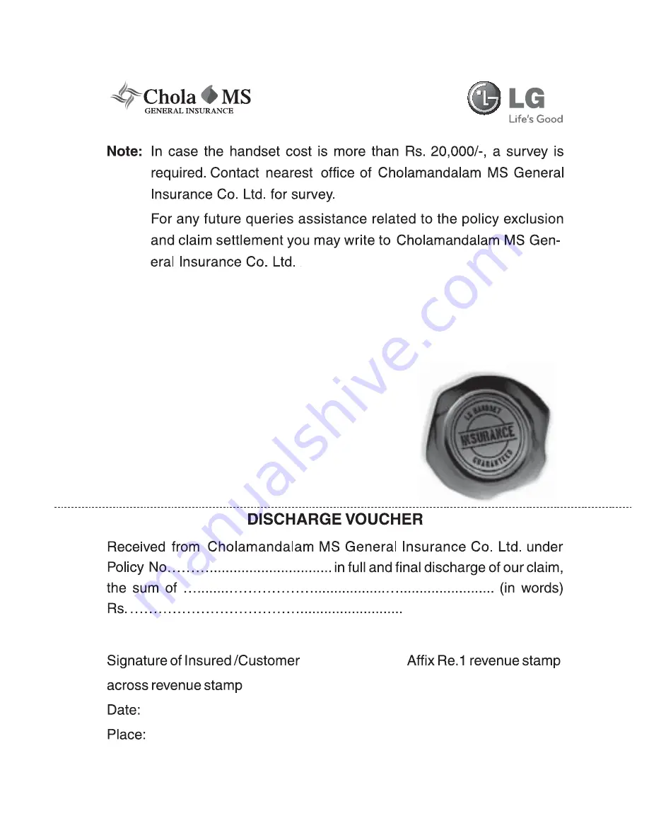 LG LG-A190 User Manual Download Page 72