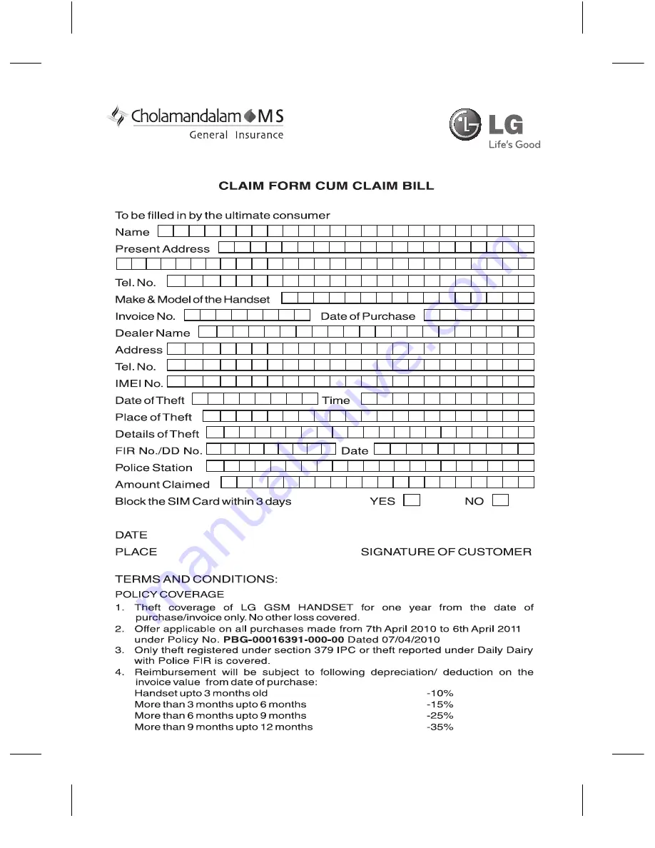 LG LG-P520 User Manual Download Page 46