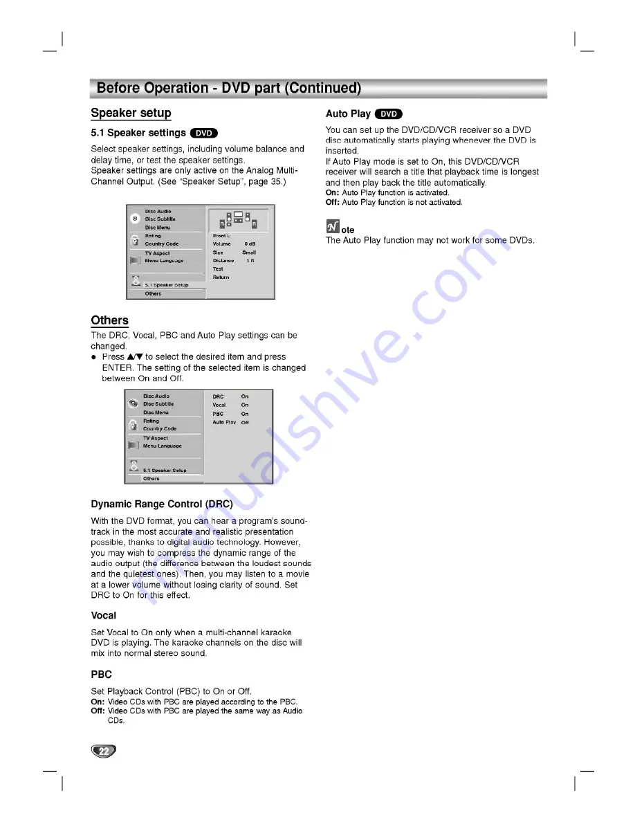 LG LH-C6231 Owner'S Manual Download Page 22