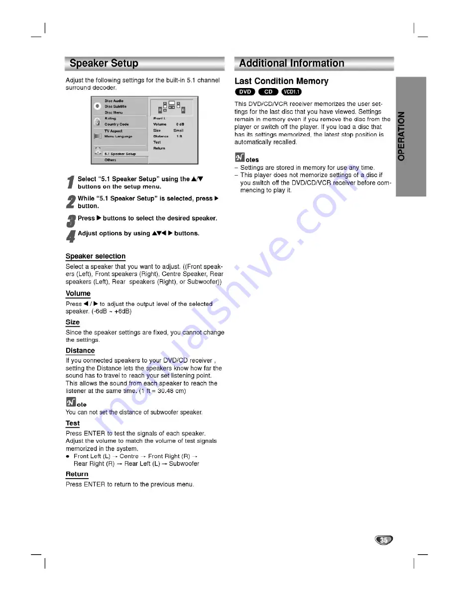 LG LH-C6231 Owner'S Manual Download Page 35