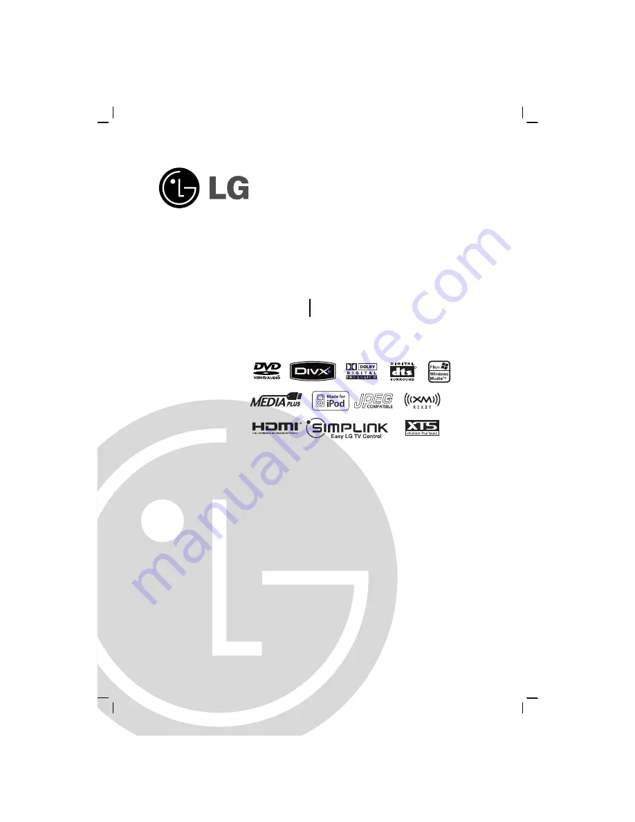 LG LH-E922PB Скачать руководство пользователя страница 1