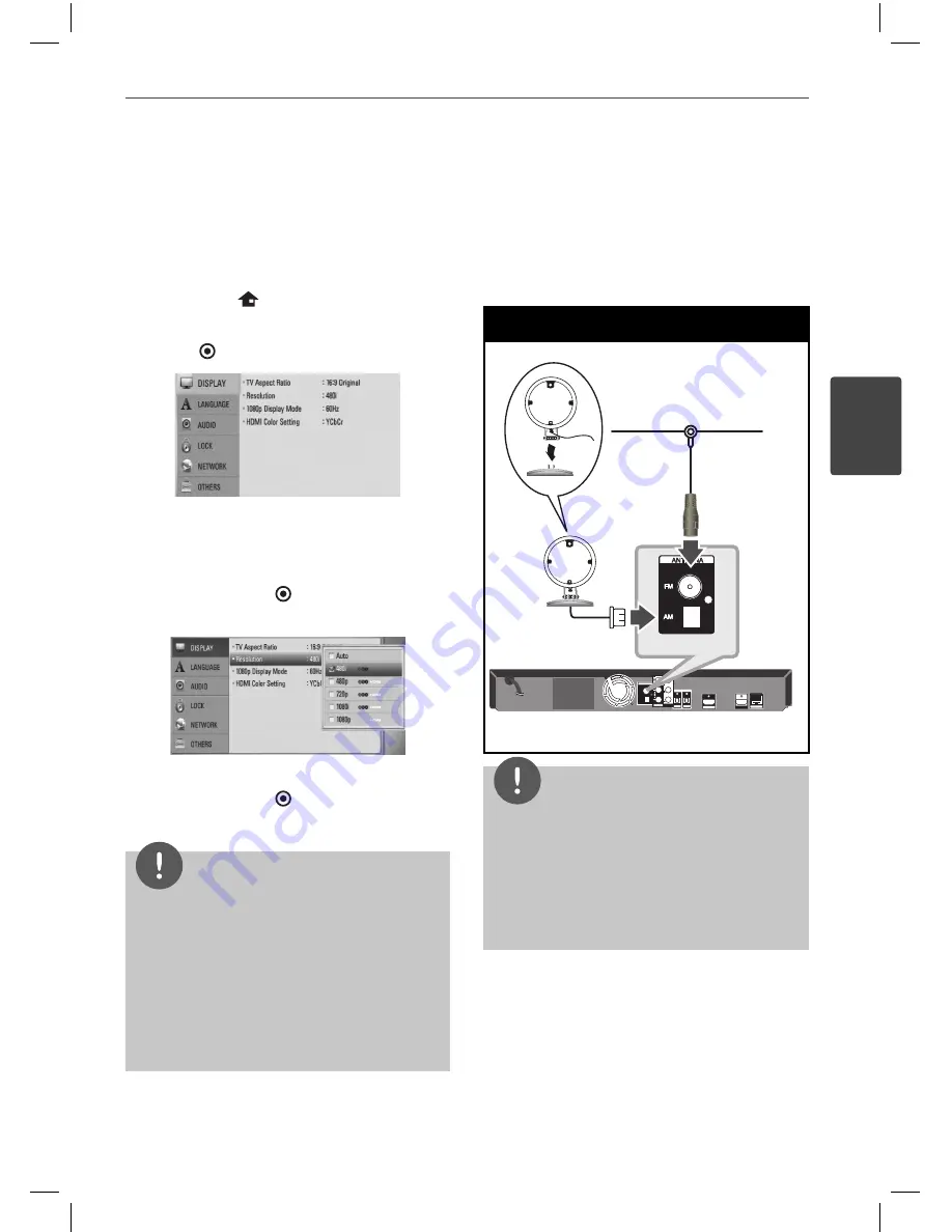 LG LHB335 Owner'S Manual Download Page 21