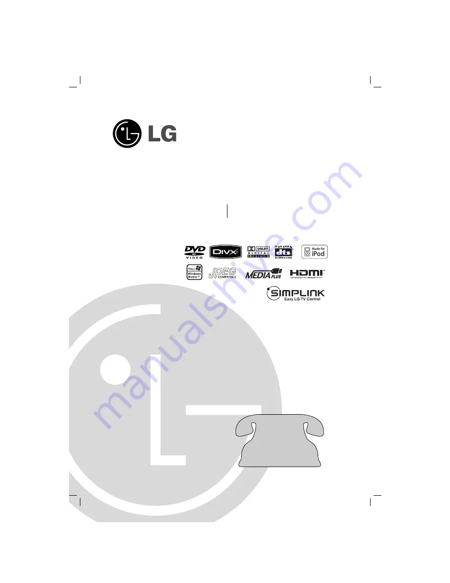 LG LHT734 Скачать руководство пользователя страница 1