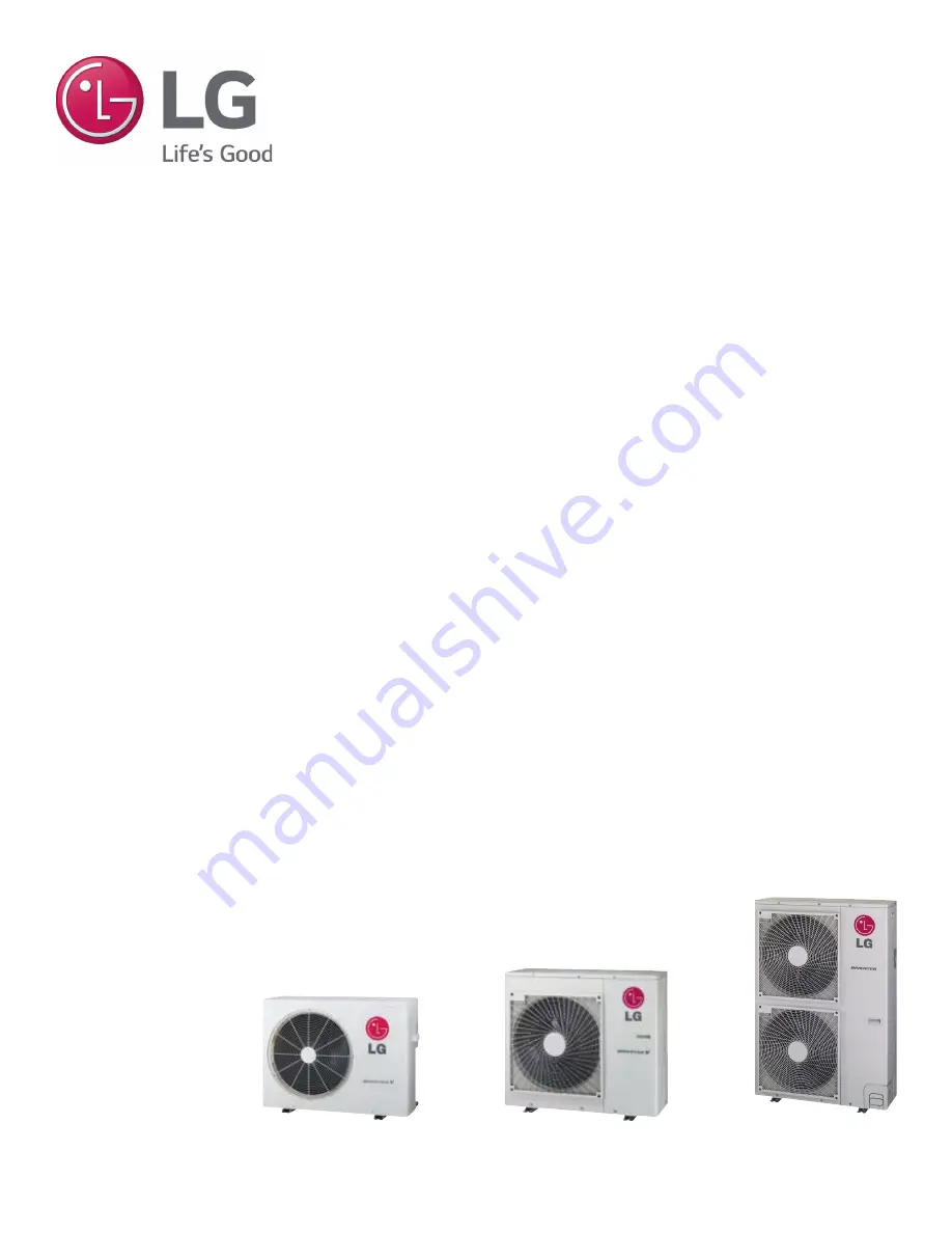 LG LMU18CHV Installation Manual Download Page 1