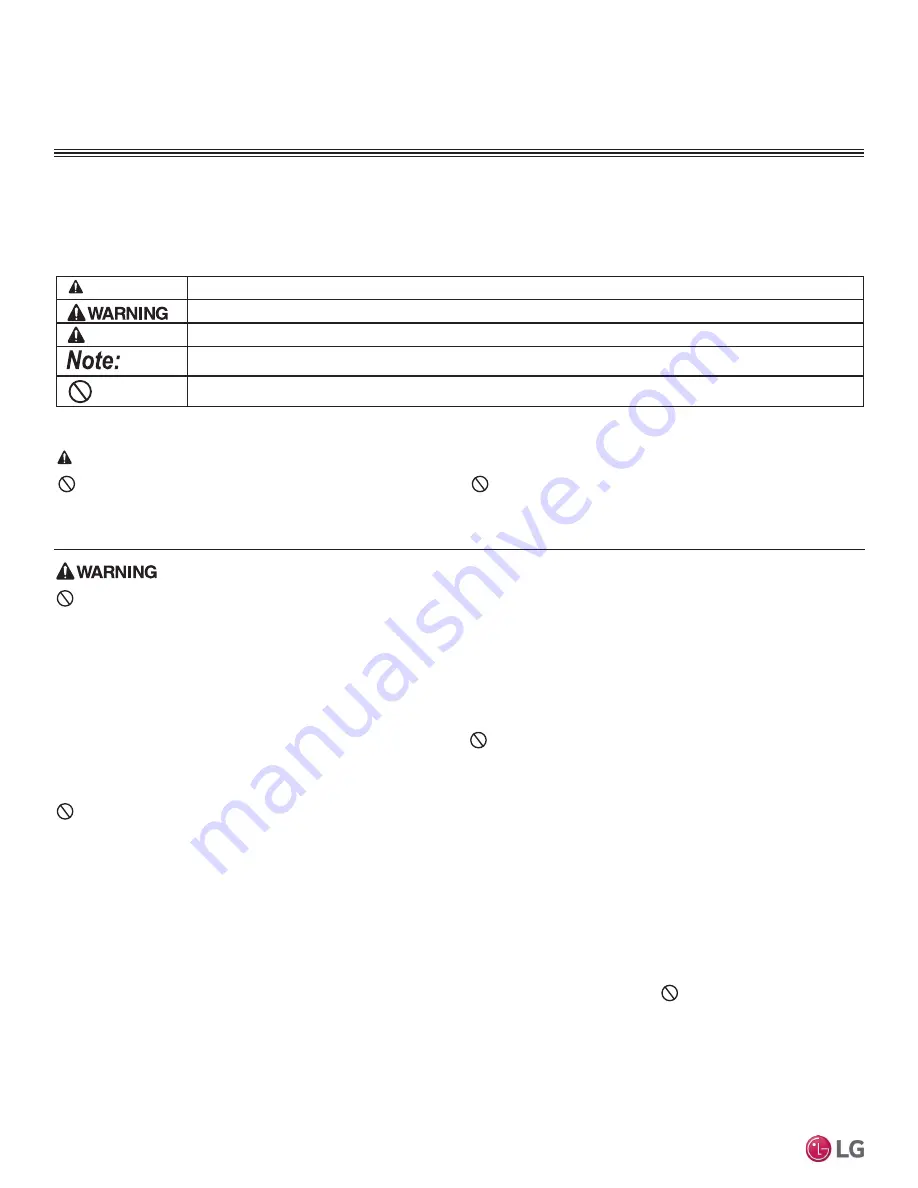 LG LMU18CHV Installation Manual Download Page 4