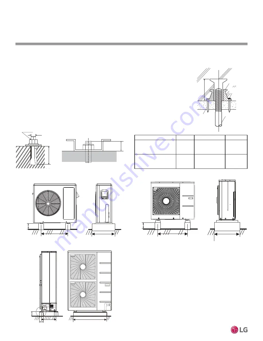 LG LMU18CHV Installation Manual Download Page 30