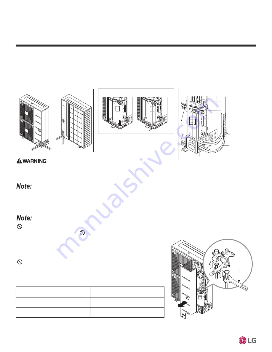 LG LMU18CHV Installation Manual Download Page 50