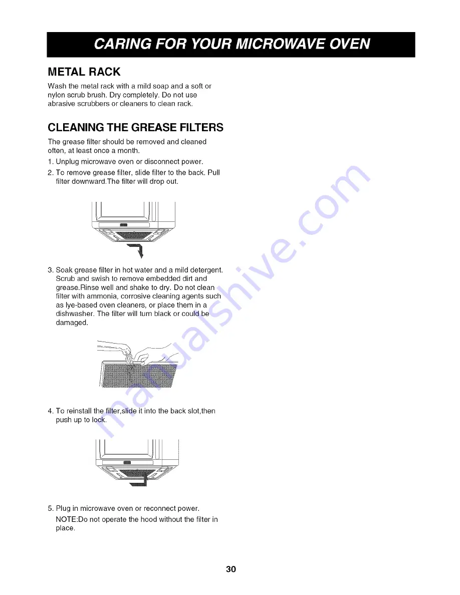 LG LMVM2075SB Owner'S Manual Download Page 30