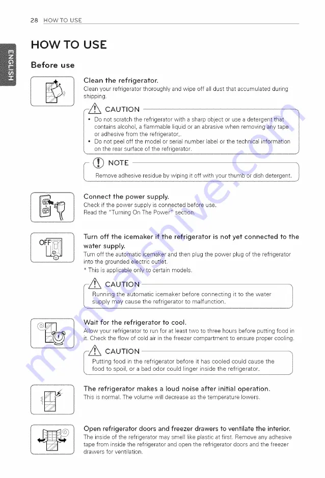 LG LMXC23746S Owner'S Manual Download Page 28