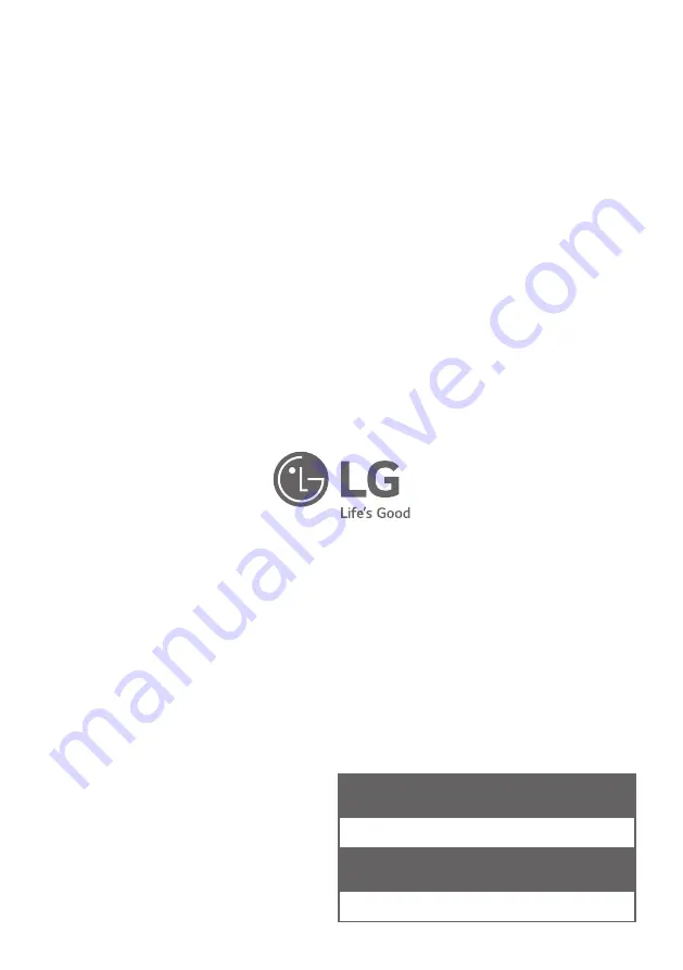 LG LP0821GSSM Скачать руководство пользователя страница 31