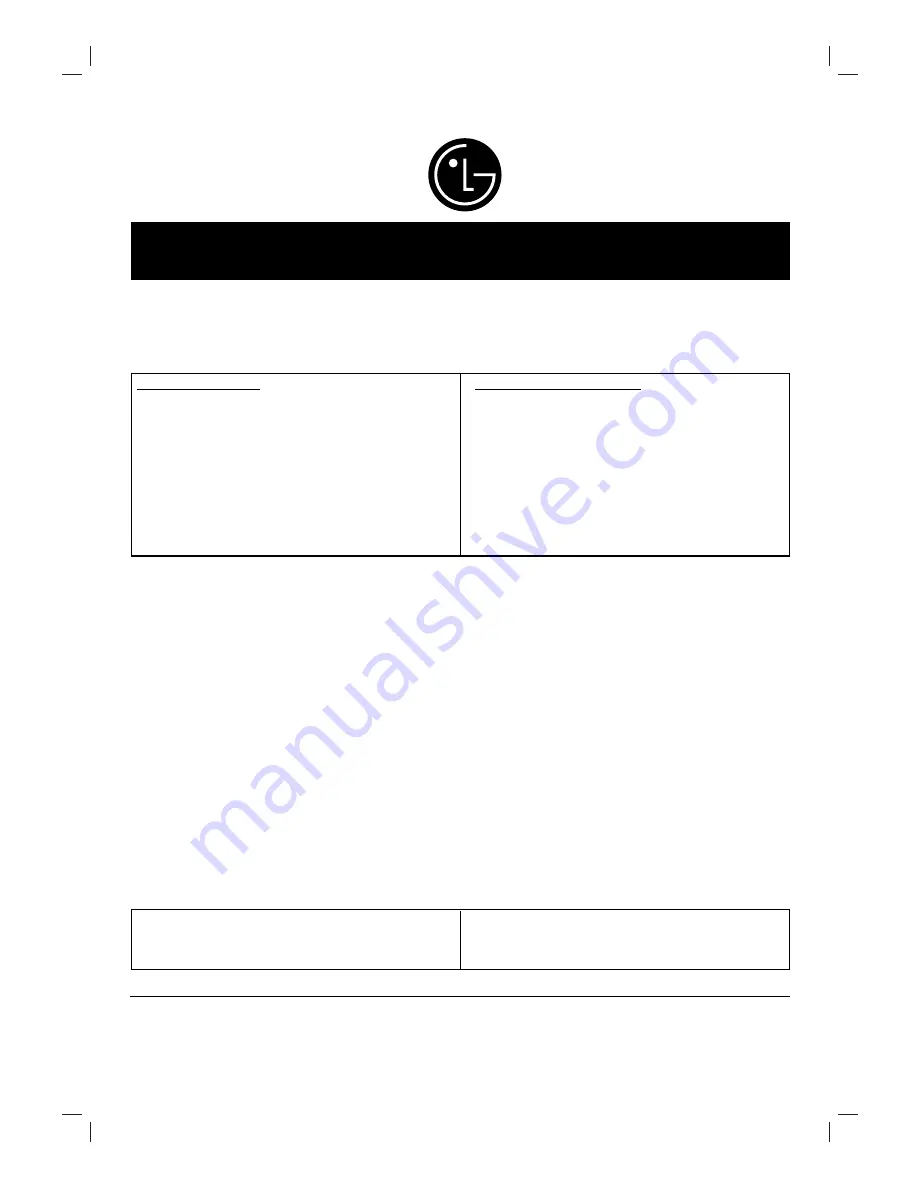 LG LRA-516 Owner'S Manual Download Page 56