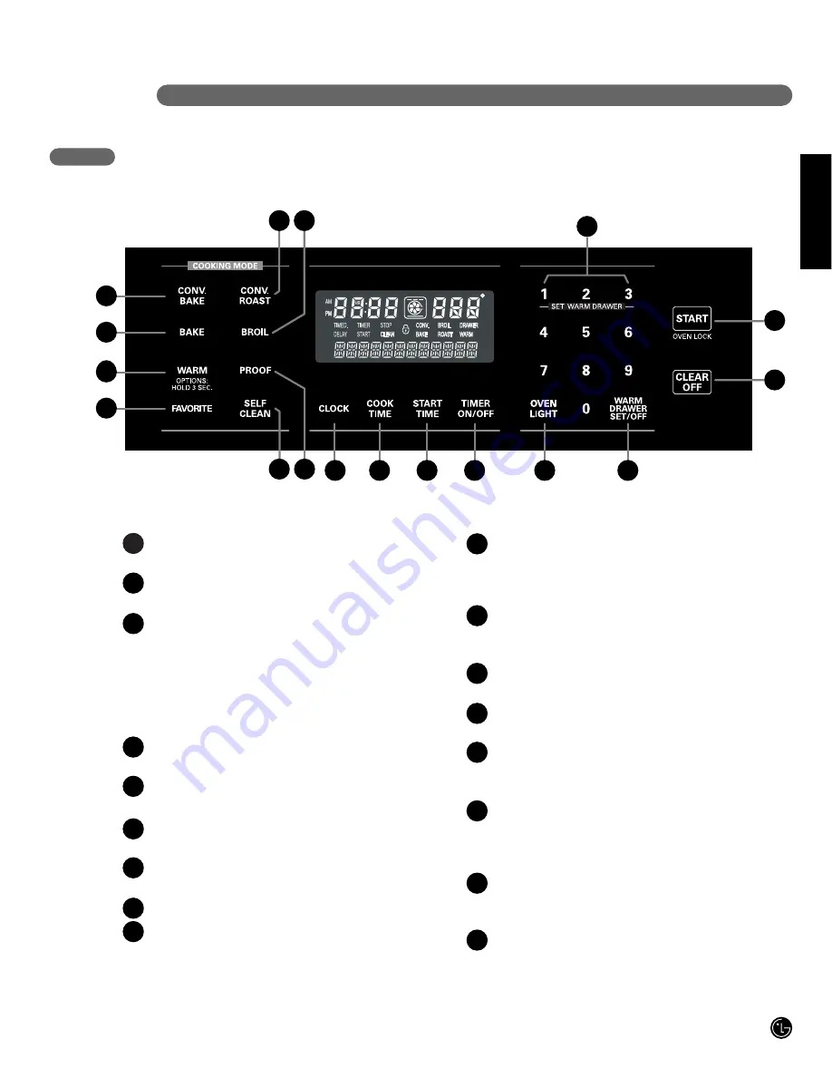 LG LRG3095SB User Manual Download Page 13