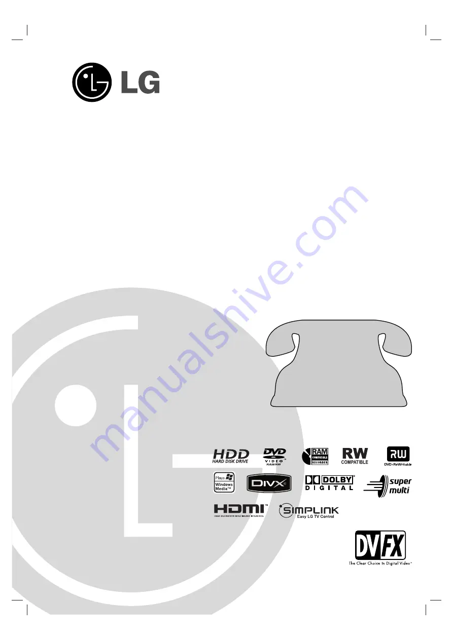 LG LRH-890 Owner'S Manual Download Page 1