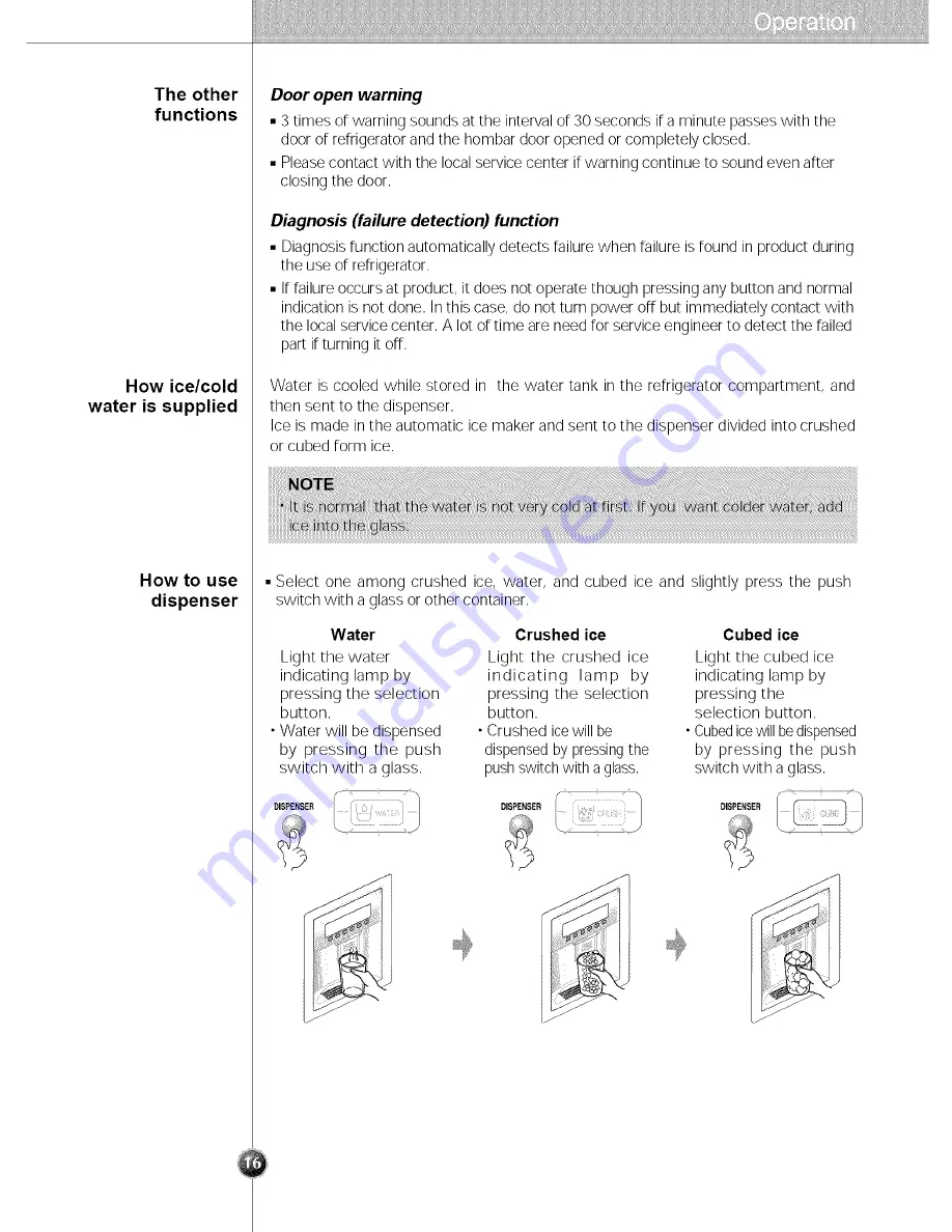 LG LRSC21935SB User Manual Download Page 16