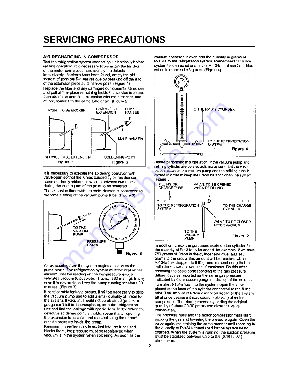 LG LRTBC1821W  precautio Servicing Precautions Download Page 1