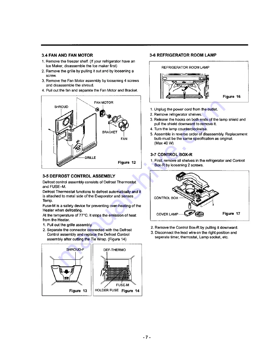 LG LRTG1811W  precaution Service Manual Download Page 5