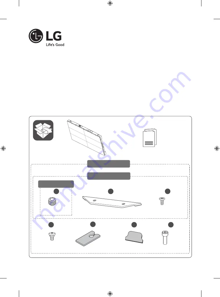 LG LSAB012-M1 Installation Manual Download Page 1