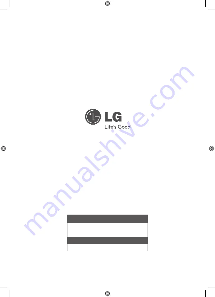 LG LSB306 Owner'S Manual Download Page 26