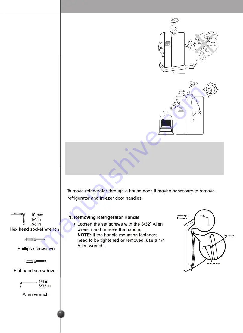 LG LSC27918 series Owner'S Manual Download Page 7