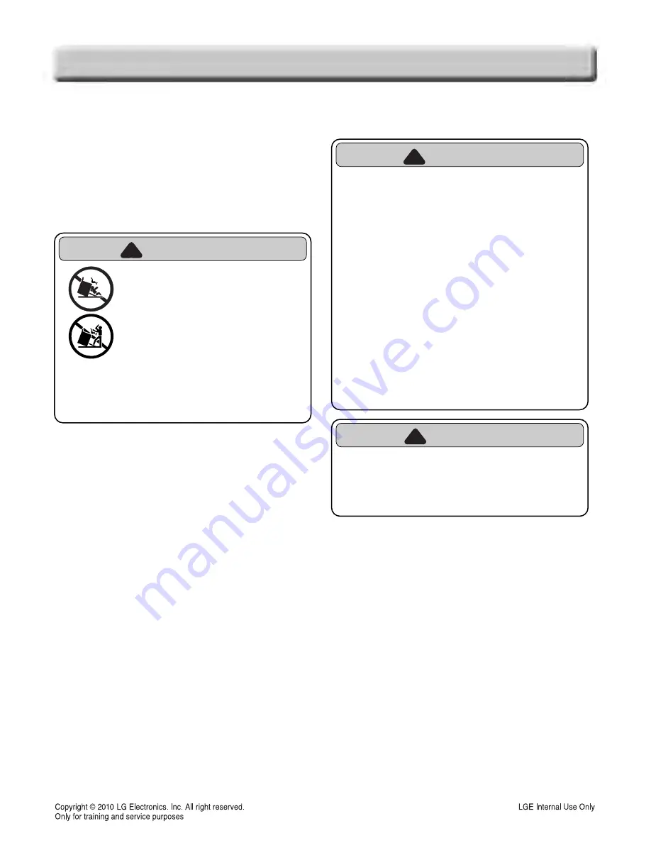 LG LSE3092ST Service Manual Download Page 6