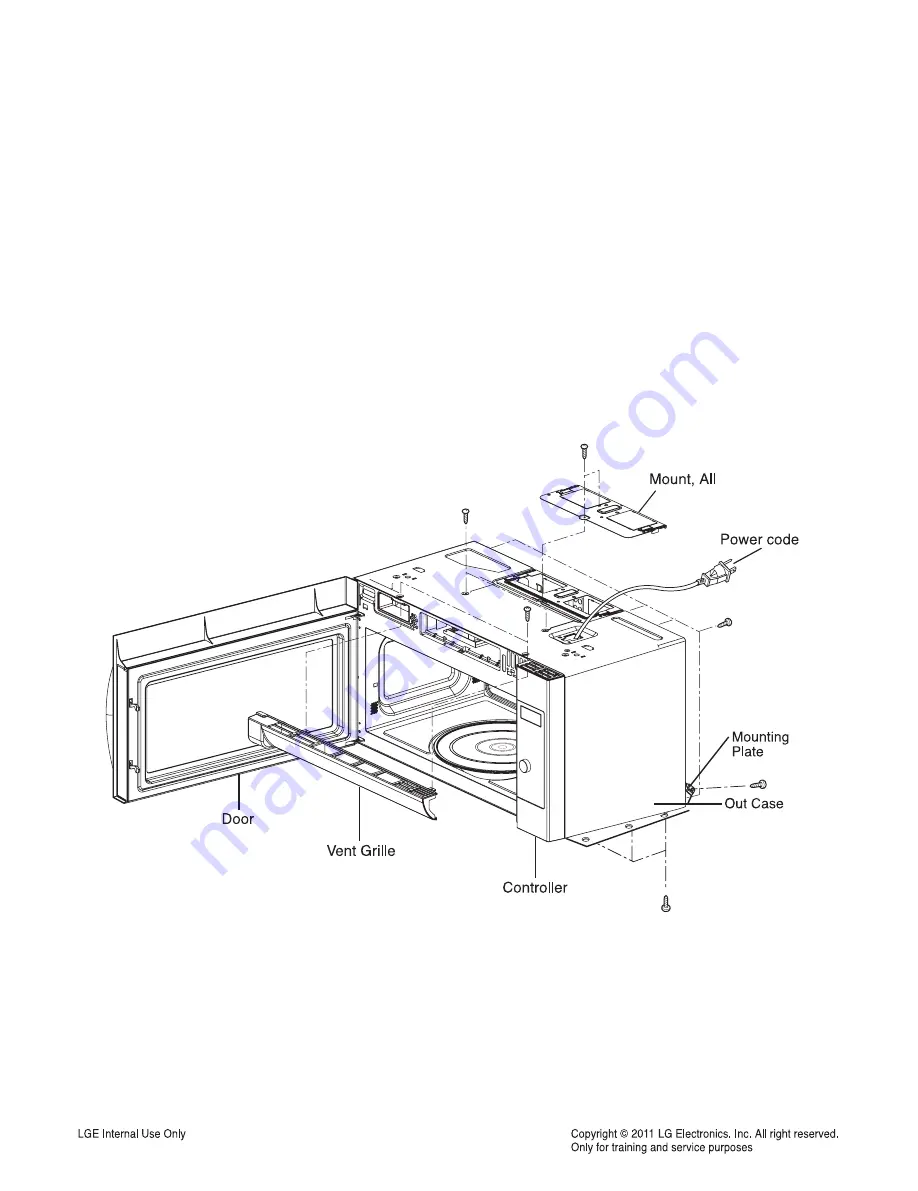 LG LSMC3086ST Service Manual Download Page 15