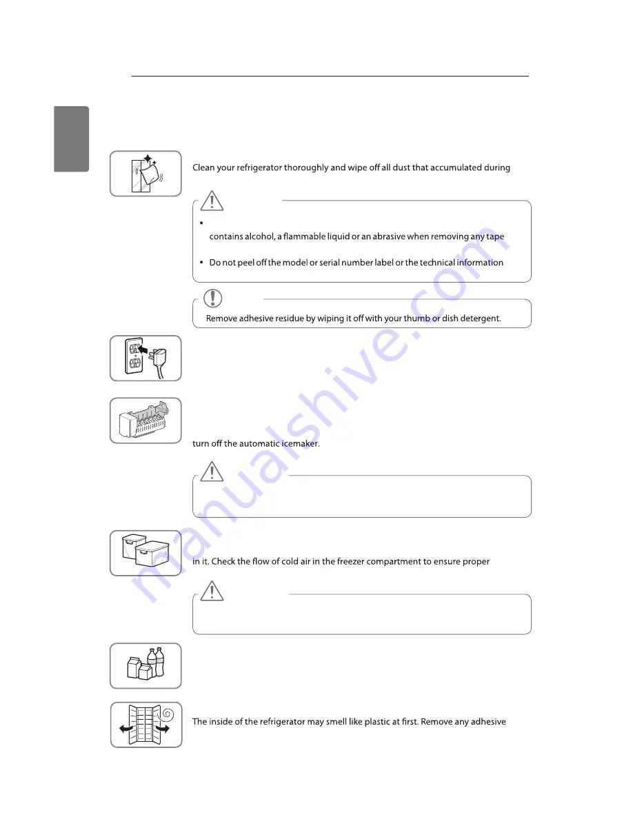 LG LSXC22326 Скачать руководство пользователя страница 20