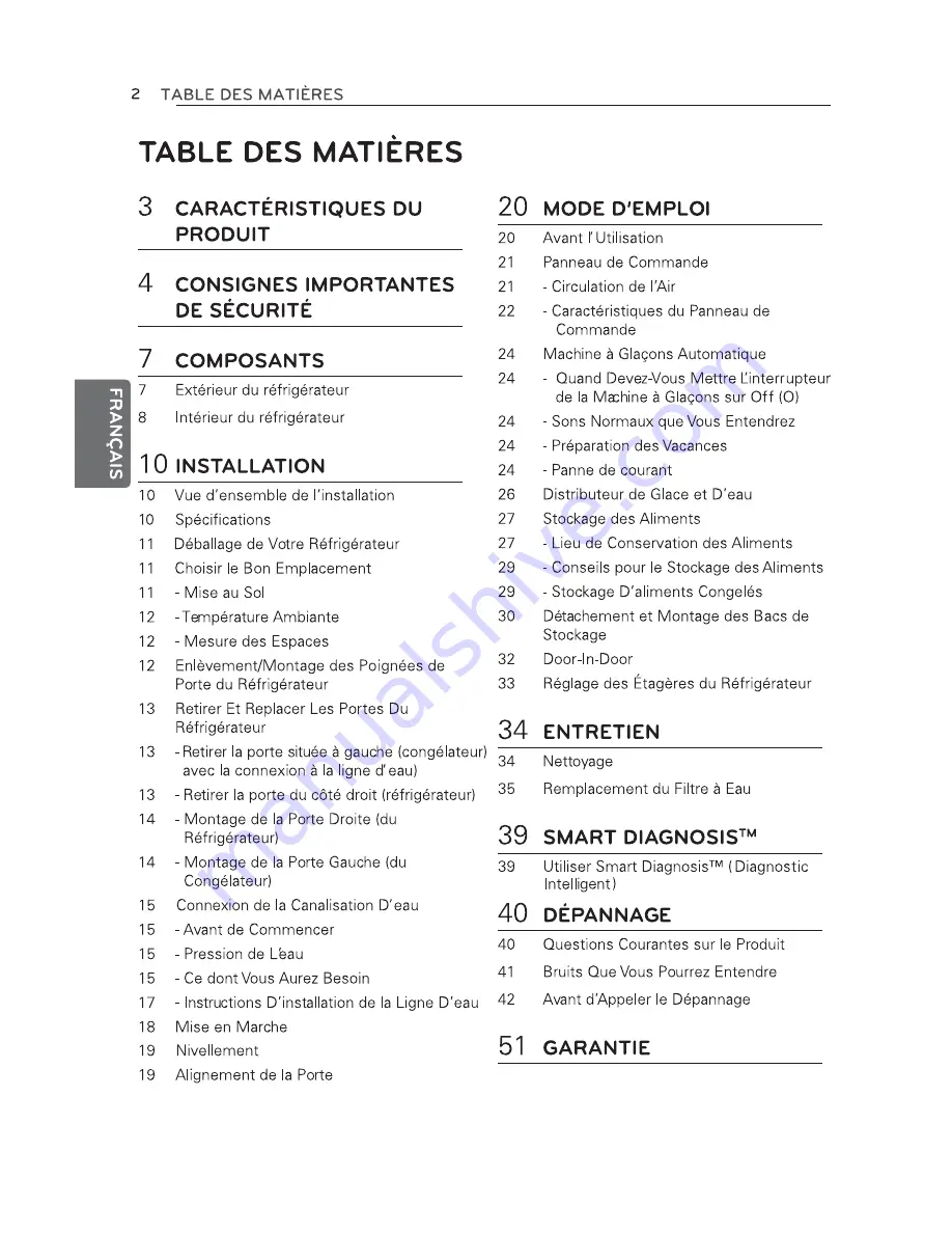 LG LSXC22326 Owner'S Manual Download Page 112