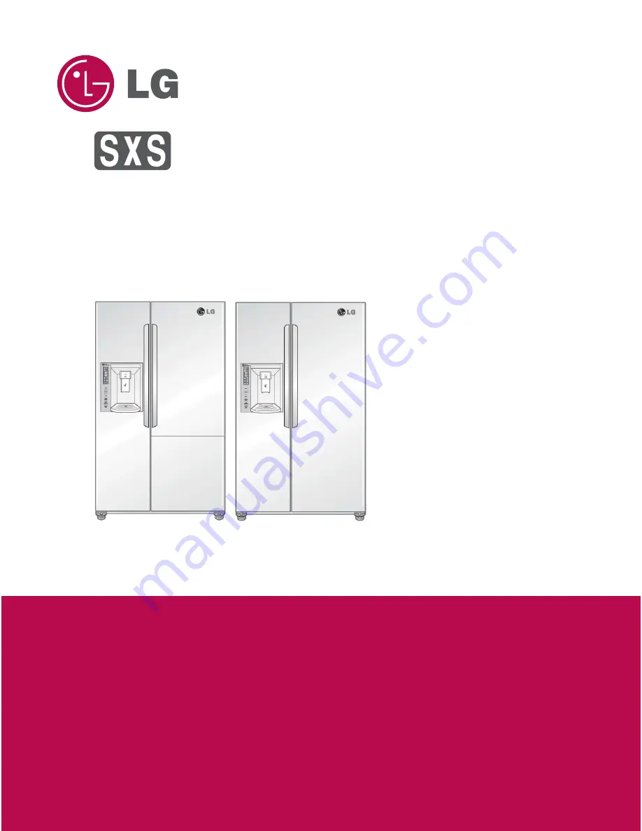 LG LSXC22326 Service Manual Download Page 1