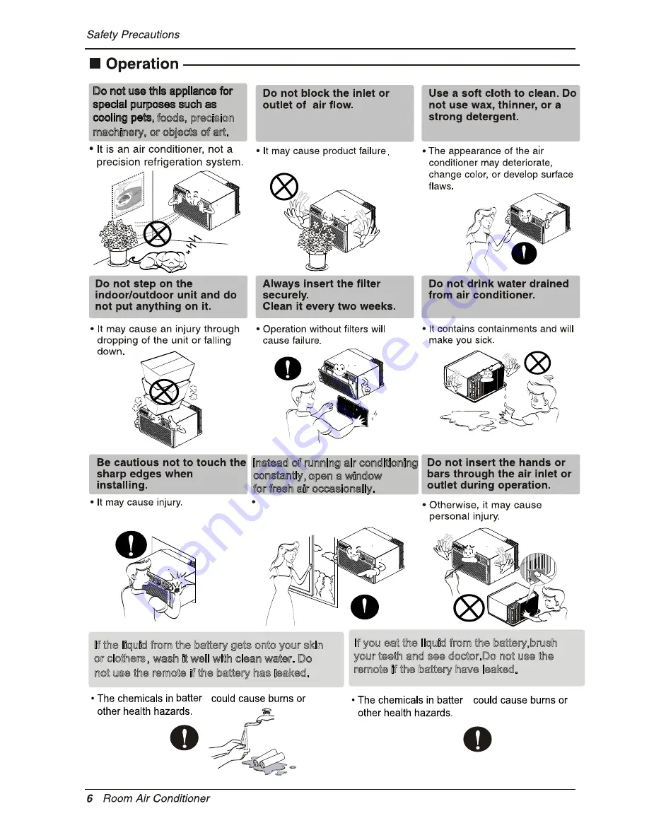 LG LT1015CER Owner'S Manual Download Page 6