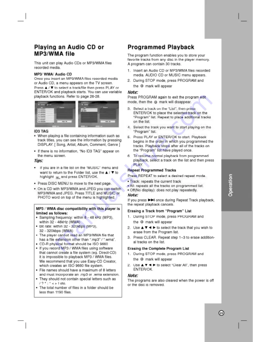 LG LVC-737 Owner'S Manual Download Page 29