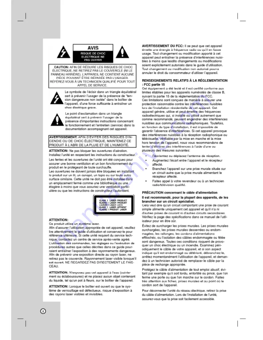 LG LVC-737 Owner'S Manual Download Page 40