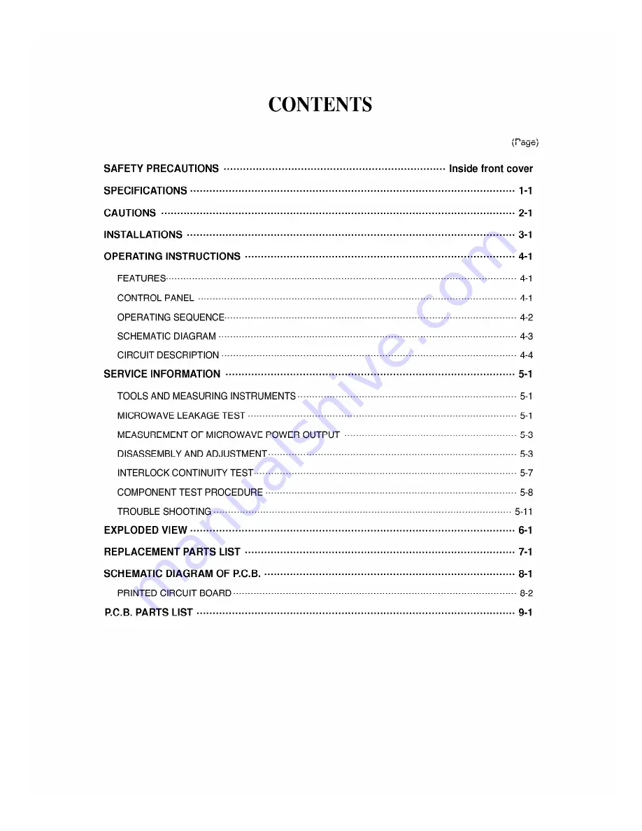 LG MA-1417B Service Manual Download Page 3