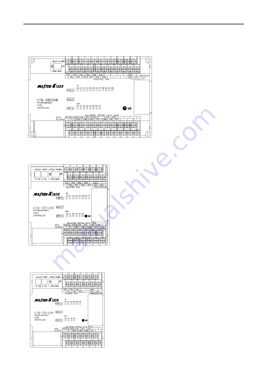 LG MASTER-K 120S Series User Manual Download Page 30